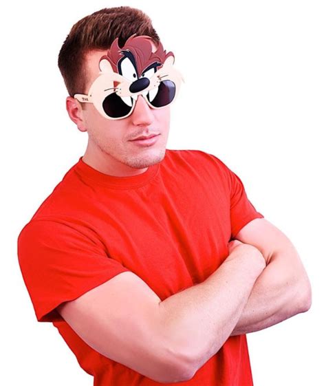 Buy Tasmanian Devil Costume Sunglasses At Mighty Ape Nz