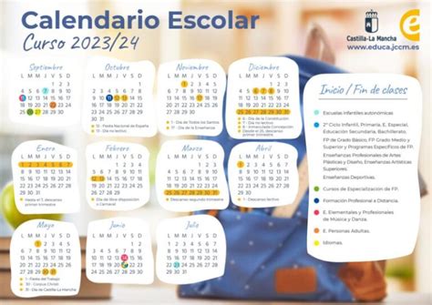 Calendario Escolar 2023 2024 EOI Pozo Norte