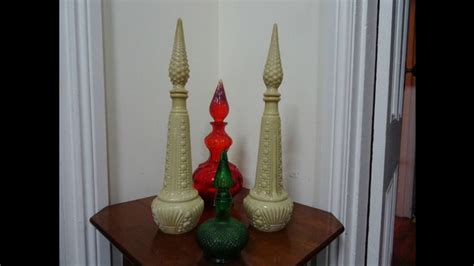 Vintage Genie Bottle Genie Bottle Colored Vases Color