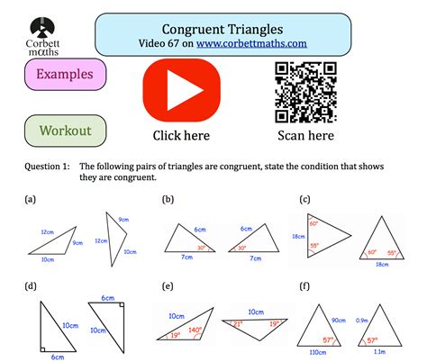 Congruent Triangles Notes And Worksheets Lindsay Bowden Worksheets