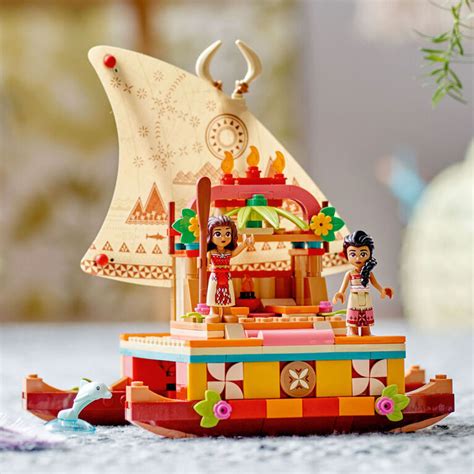 Lego Disney Moana S Wayfinding Boat Building Toy Set Building