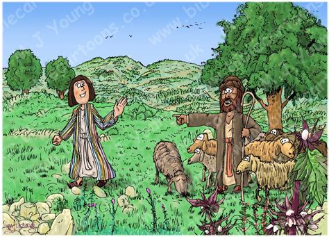 Genesis 37 Joseph S Dreams Scene 06 Joseph Travels To Shechem