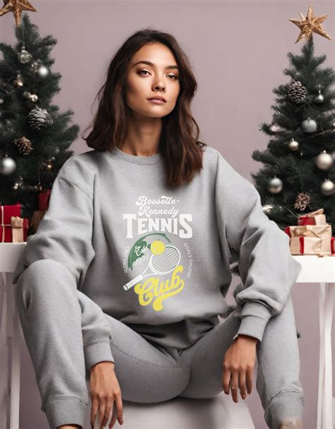 Carolyn Bessette Kennedy Tennis Club Unisex Heavy Blend Crewneck