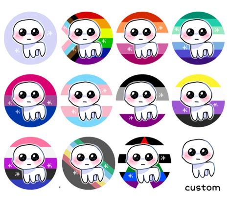 tbh creature autism creature lbgtq pride pin button etsy