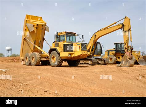 construction vehicles, used in the construction industry for excavation Stock Photo - Alamy