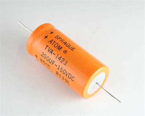 TVA1423 SPRAGUE Capacitor 200uF 150V Aluminum Electrolytic Axial 2020058037