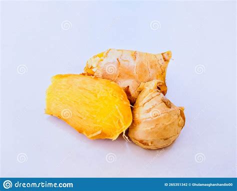 Ginger Root Spice A Pungent Aromatic Rhizome Of A Tropical Asian Herb