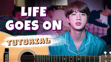 Acoustic Guitar Lesson Bts Life Goes On Tutorial Guitar For