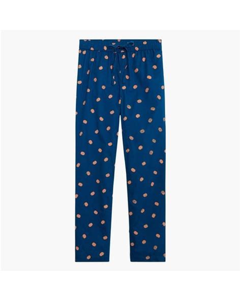 J Crew Gingham Cotton Poplin Pajama Pant In Blue For Men Lyst