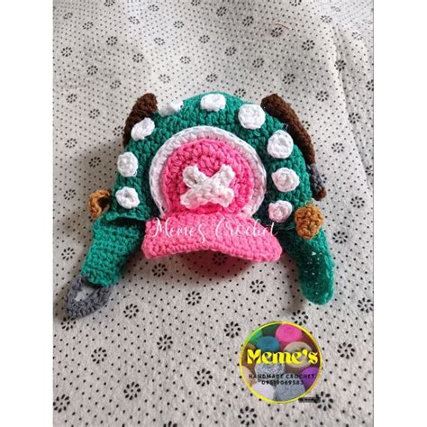 MEME'S CROCHET | TONY TONY CHOPPER HAT CROCHET ONE PIECE CHARACTER ...