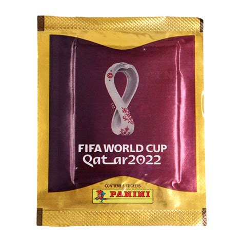 001 Pack x 10 Sobres de figuritas Panini para álbum Mundial Qatar 2022