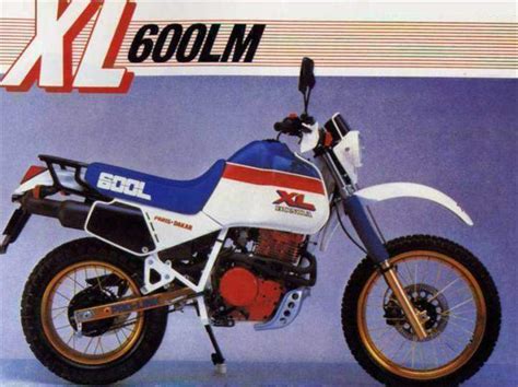 Moto del día Honda XL 600 LM espíritu RACER moto