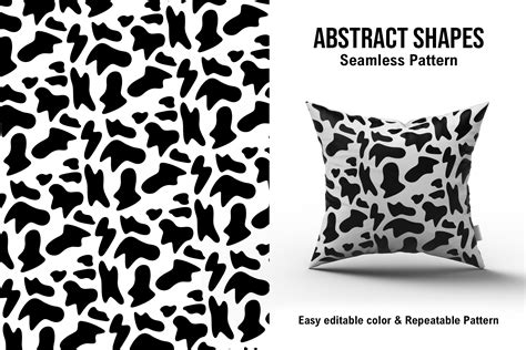 Abstract Shapes Black White - Seamless Graphic by simplecraftvector ...