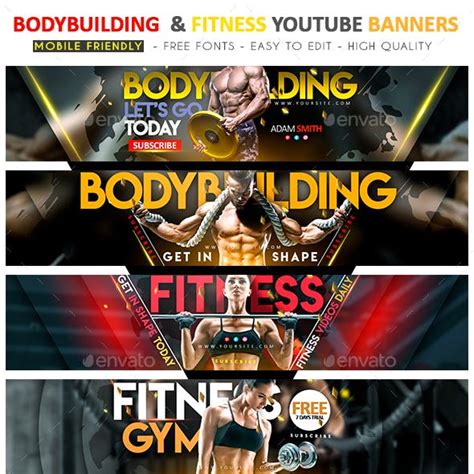 50 Best Sport Youtube Channel Art Templates Premium Templates