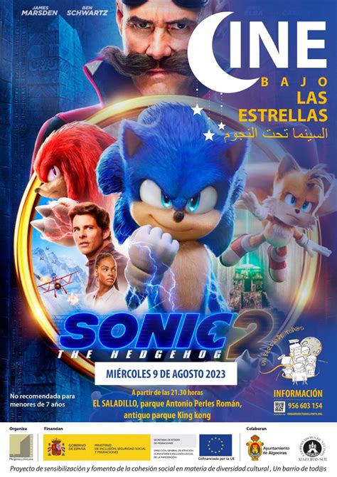 Sonic 2 la película cine de Un barrio de tod s con Márgenes y