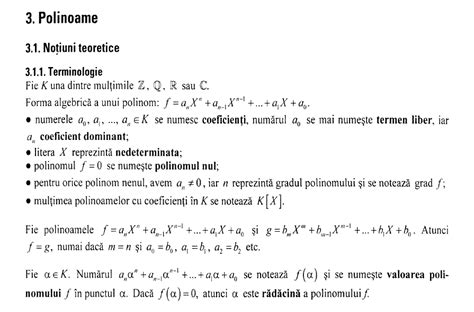 Teoriebac Clasa A12a 3polinoame Jitaruionelblog Pregatire Bac