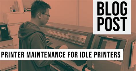 Printer Maintenance for Idle Printers - Arlon HUB - Arlon HUB