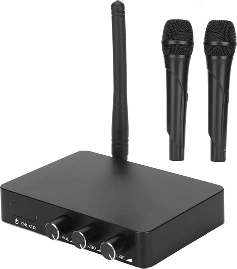 Wireless Karaoke System, Metal Professional Dynamic Wireless Microphone ...