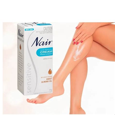 Original Australia Nair Sensitive Hair Removal Cream for Face Leg Bikini Area Under Arms Skin ...