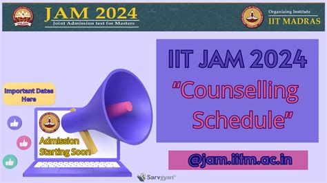 Iit Jam 2024 Admission Schedule Out Check Important Dates Here