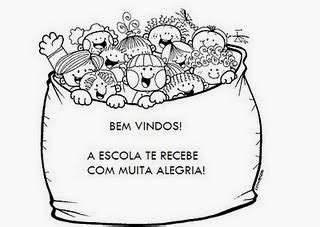 Placas De Sejam Bem Vindos Para Imprimir Colorido - Baú da Web: Placas de Bem Vindos! para imprimir e colorir