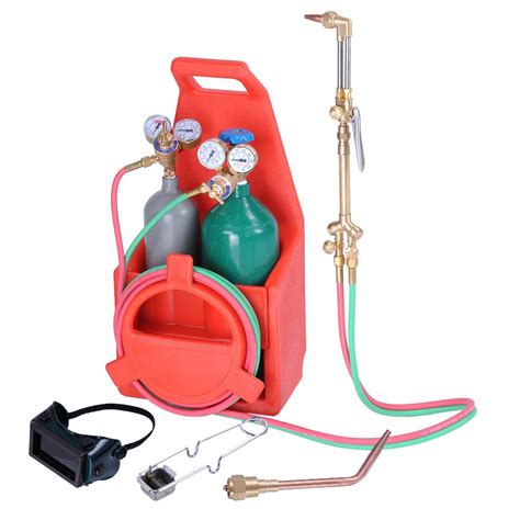 Professional Portable Weld Tank Torch Kit Oxygen Acetylene Welding Cutting Kit Ebay