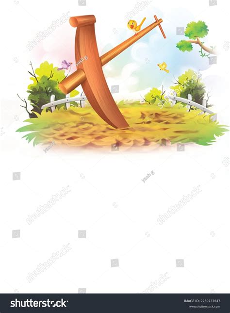 Indian Plough Cartoon Image Illustration Stock Illustration 2259737647 ...