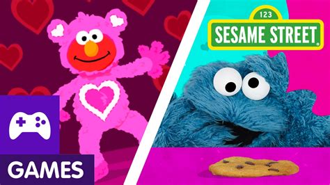 Sesame Street Valentine S Day Games With Elmo And Abby Game Video