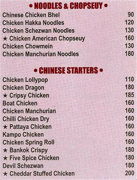 Menu at New Mumbai Grill, Mumbai, 1A & 1B