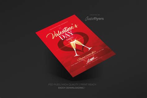 Valentine's Day Psd Flyer Template on Behance