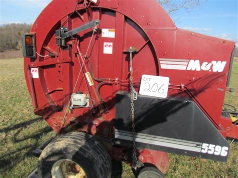 Mandw 5596 Round Hay Baler Live And Online Auctions On