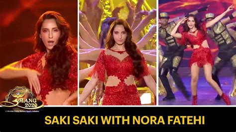 Saki Saki Girl, Nora Fatehi's Sizzling Performance | Umang 2020