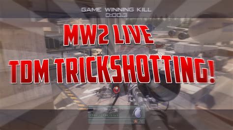 Mw2 Tdm Trickshotting Obey Origins Youtube