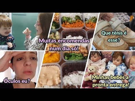 VLOG Muitas encomendas num dia só óculos eu bebês a pronta entrega