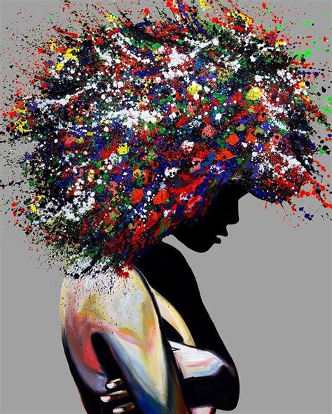 Afro woman black art pop art afro woman black art bohemian etsy – Artofit