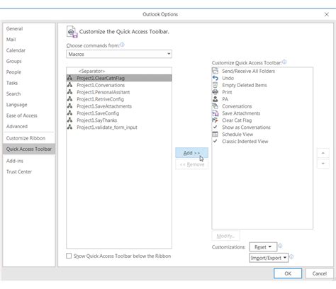 Getting Started With Outlook Macro Deeps Online