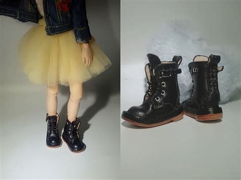 16 Scale Genuine Leather Doll Boots Ob24 Doll Boots Blythe Etsy