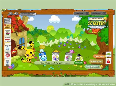 How To Get A Moshling On Moshi Monsters Steps With Pictures