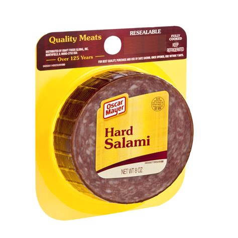 Oscar Mayer Salami Hard Sliced 8oz Pkg Garden Grocer