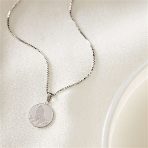 Serenity Prayer One Day At A Time Necklace Silver Soul Analyse