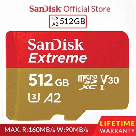 Cart O De Mem Ria Sandisk Extreme Gb Micro Sdxc C