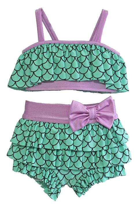 SALE Flapper Bikini In Mermaid Size 12 18 Months 2T 6 7 8 10 12