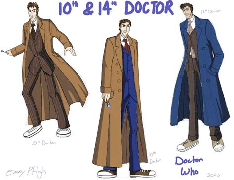 10th14th Doctor David Tennant Character Drawings Doctor Who” 🚨