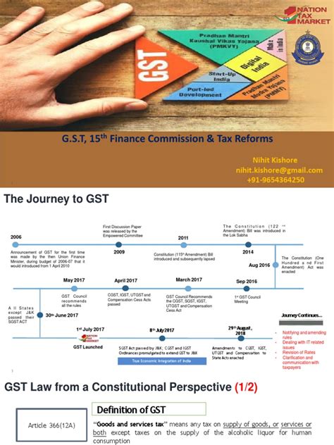 Understanding Indias Gst Journey A Chronological Analysis Of The Implementation Of The Goods