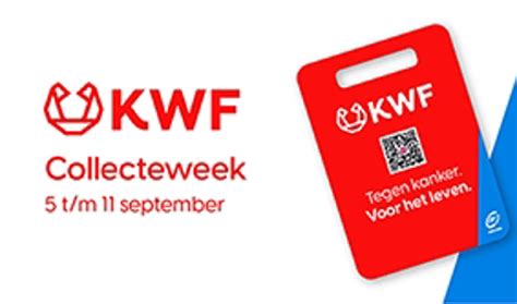 KWF Kankerbestrijding Collecteert Met QR Code Op Collectebord De