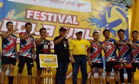 Tim TNI AU Jawara Festival Bola Voli Paman Birin Cup 2023 Kaki News