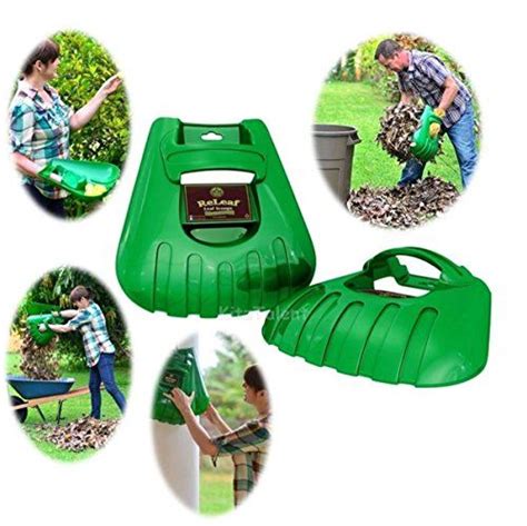 Usa Warehouse Garden Large Hand Rake Leaf Grabber Lawn Grass Removal