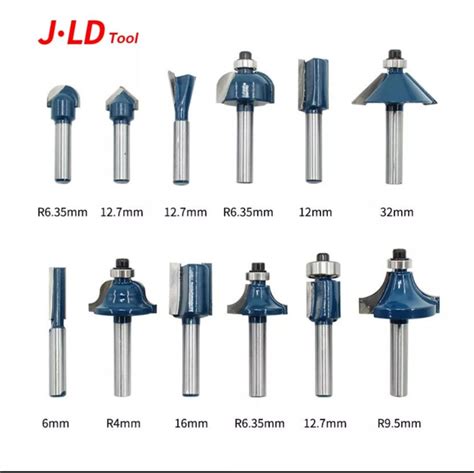 MATA ROUTER SET 12 BIJI UKURAN 1 4 MATA PROFIL KAYU JLD TOOL ORIGINAL