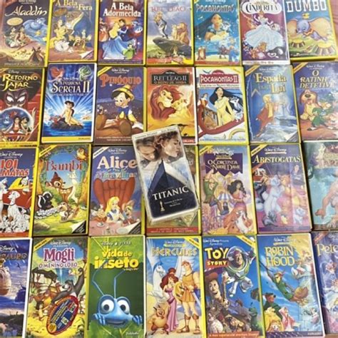 Fitas Vhs Desenhos Filmes Disney Originais Shopee Brasil