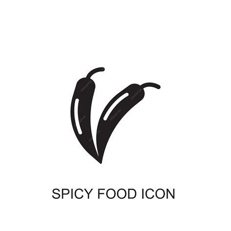 Premium Vector | Spicy food vector icon icon